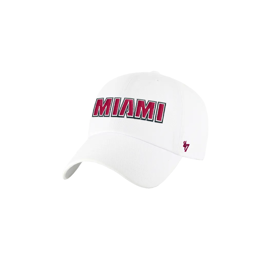 '47 Brand Miami HEAT Wordmark Cleanup Hat