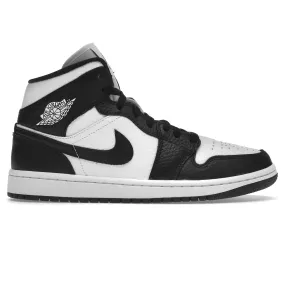 Air Jordan 1 Mid Split Black White (W)