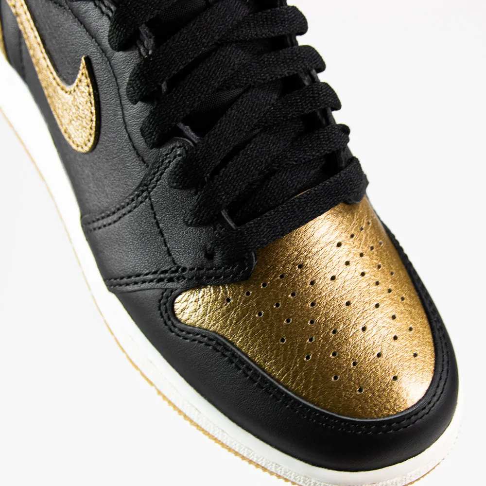 Air Jordan 1 Retro High OG GS (Black/Metallic Gold-Sail)