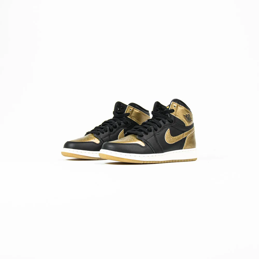 Air Jordan 1 Retro High OG GS (Black/Metallic Gold-Sail)