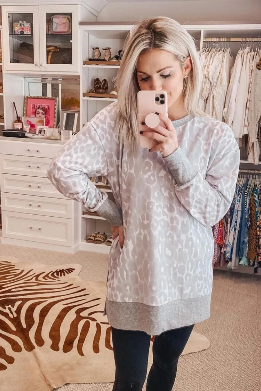 Aspen Snow Leopard Everyday Tunic