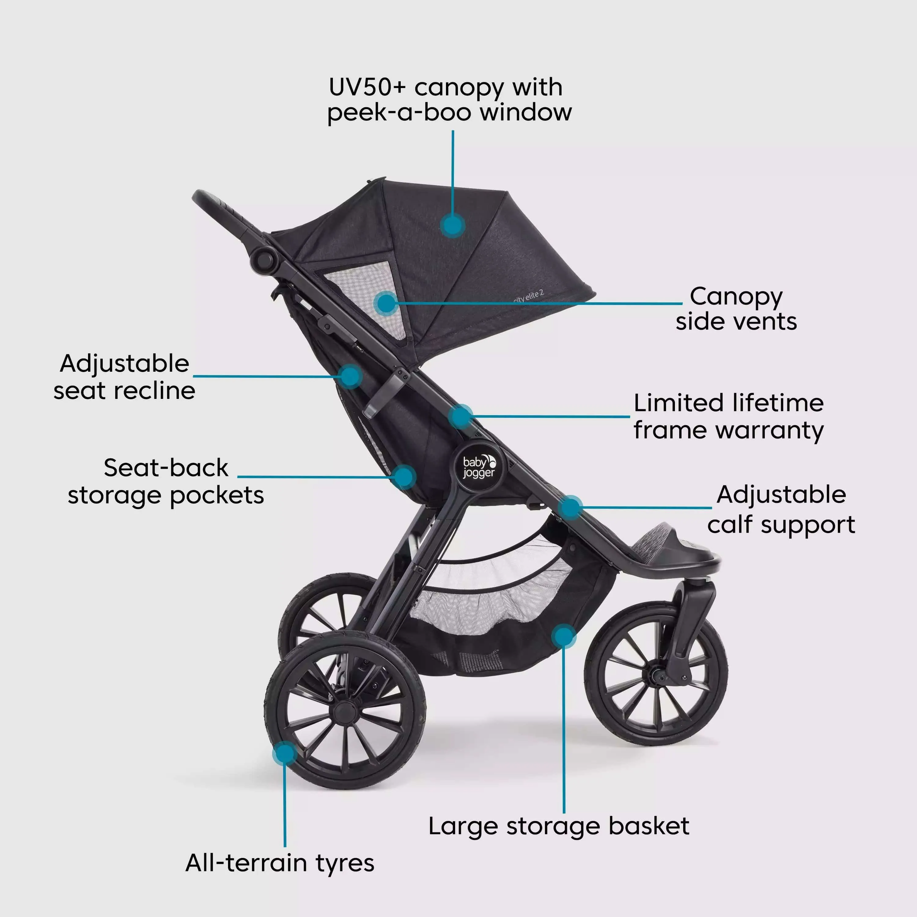 Baby Jogger City Elite 2 - Opulent Black