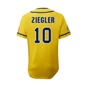 Bananas Alex Ziegler #10 EvoShield Jersey - Yellow