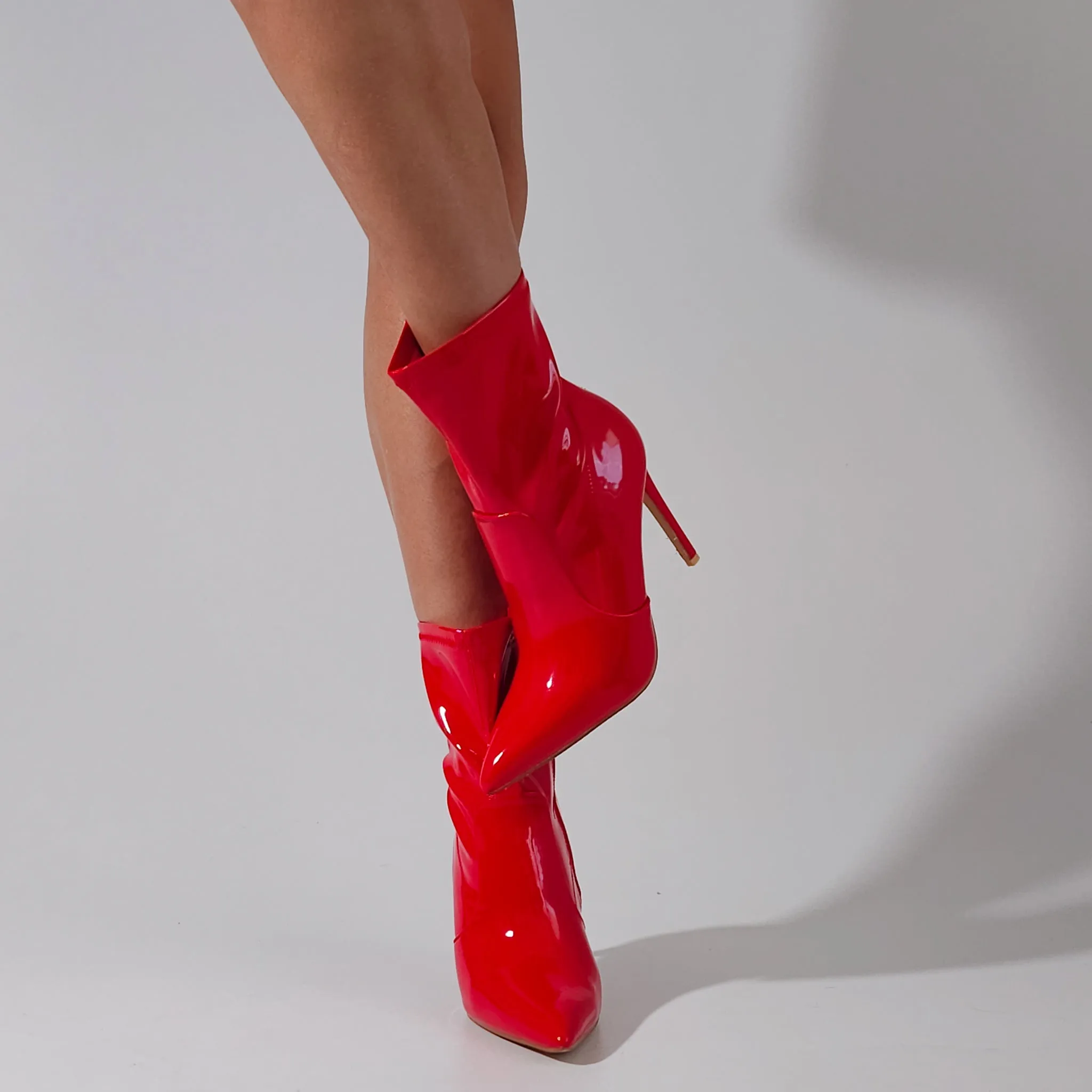 Botines Margot rojos