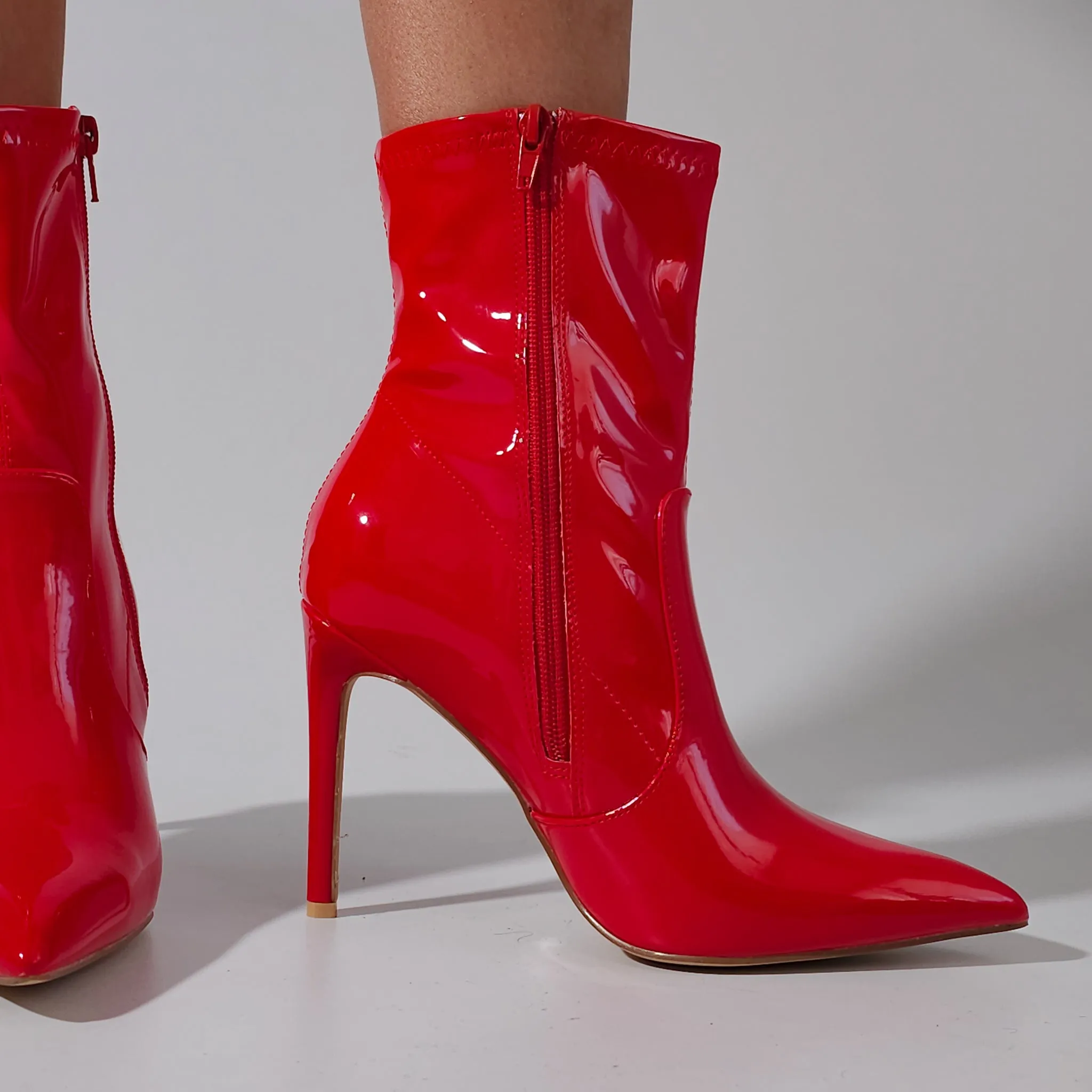 Botines Margot rojos