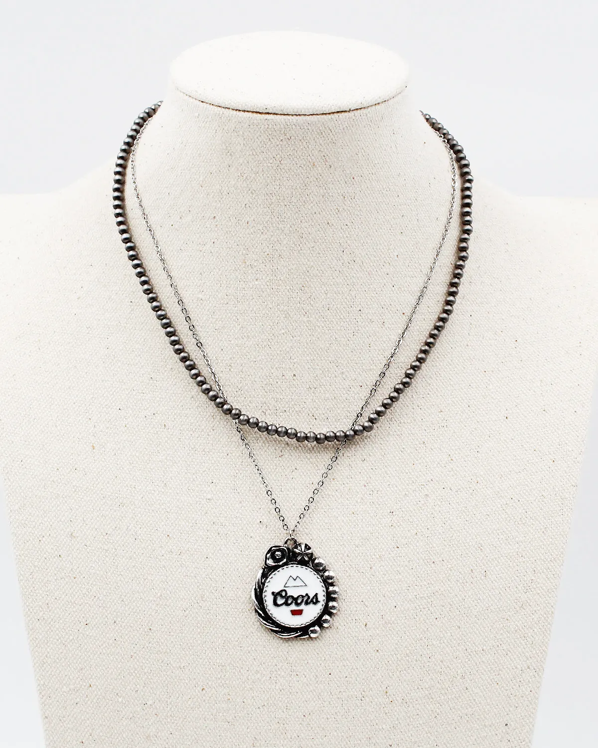 Bottle Cap Pendant Necklace