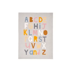 Castle Alphabet Baby Throw