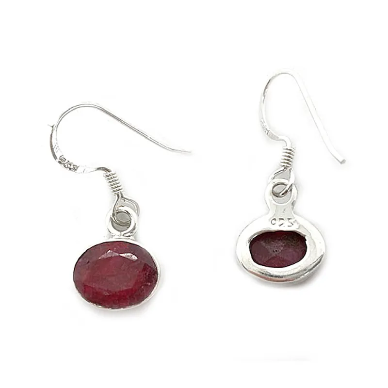 Chotto Ruby Quartz Earrings