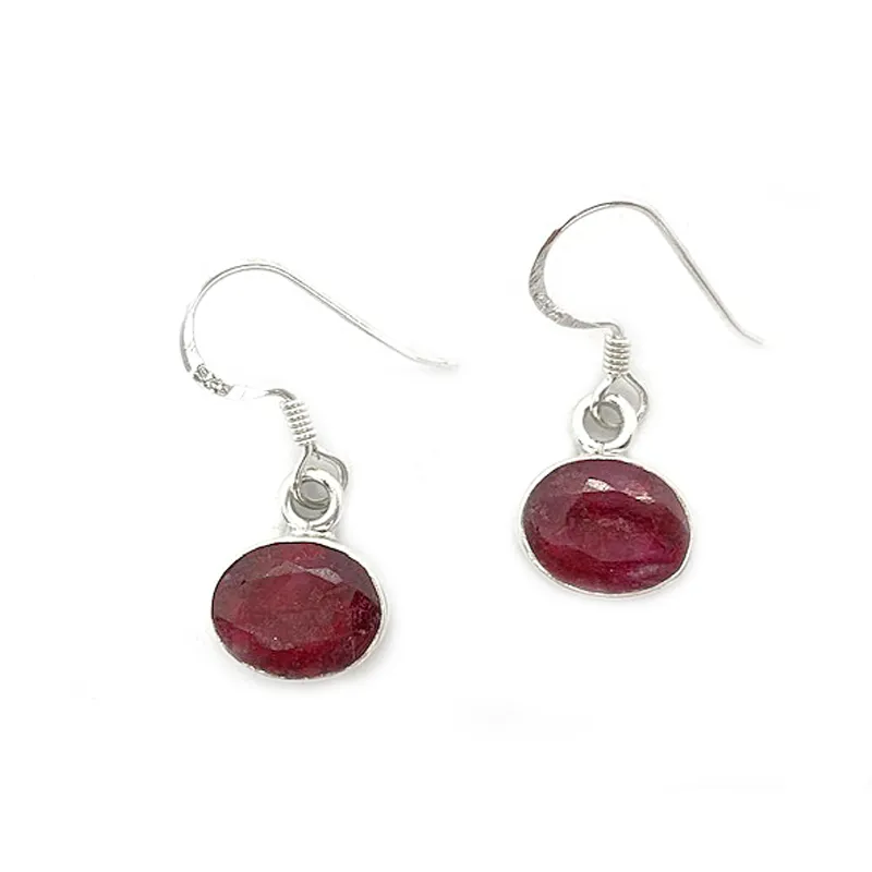 Chotto Ruby Quartz Earrings