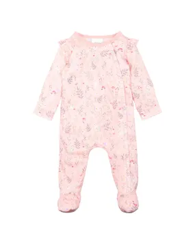 CIARA PRINT LS ZIP ONESIE