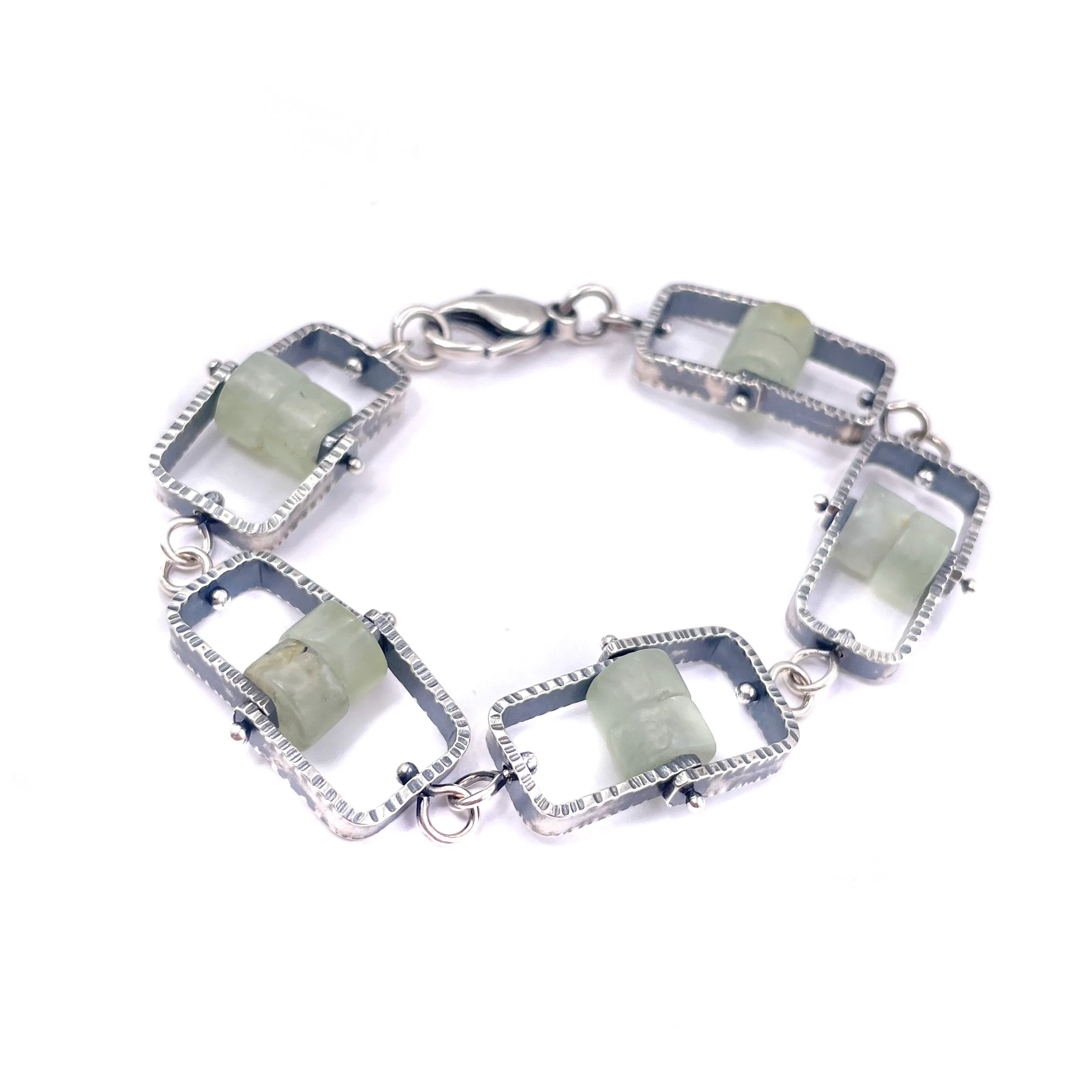 Climb Bracelet, Prehnite