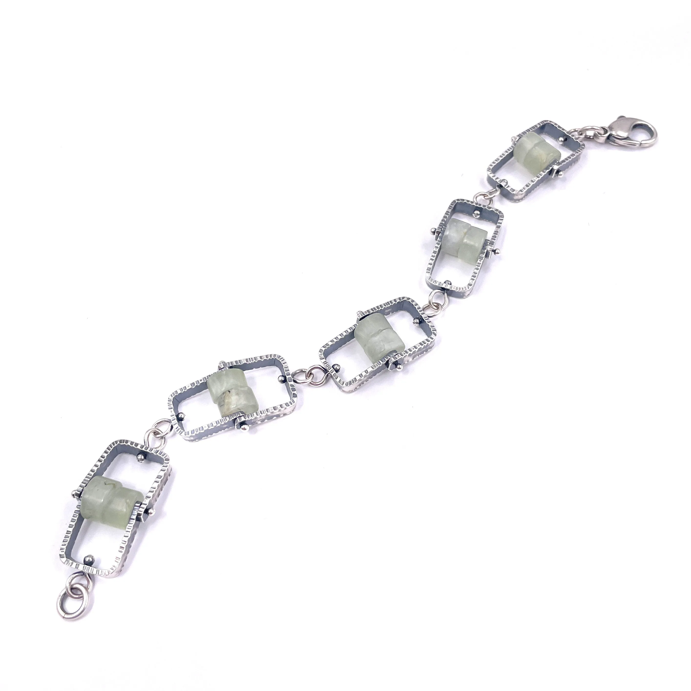 Climb Bracelet, Prehnite