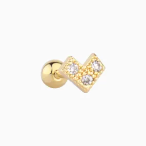 Dainty Heart Stud