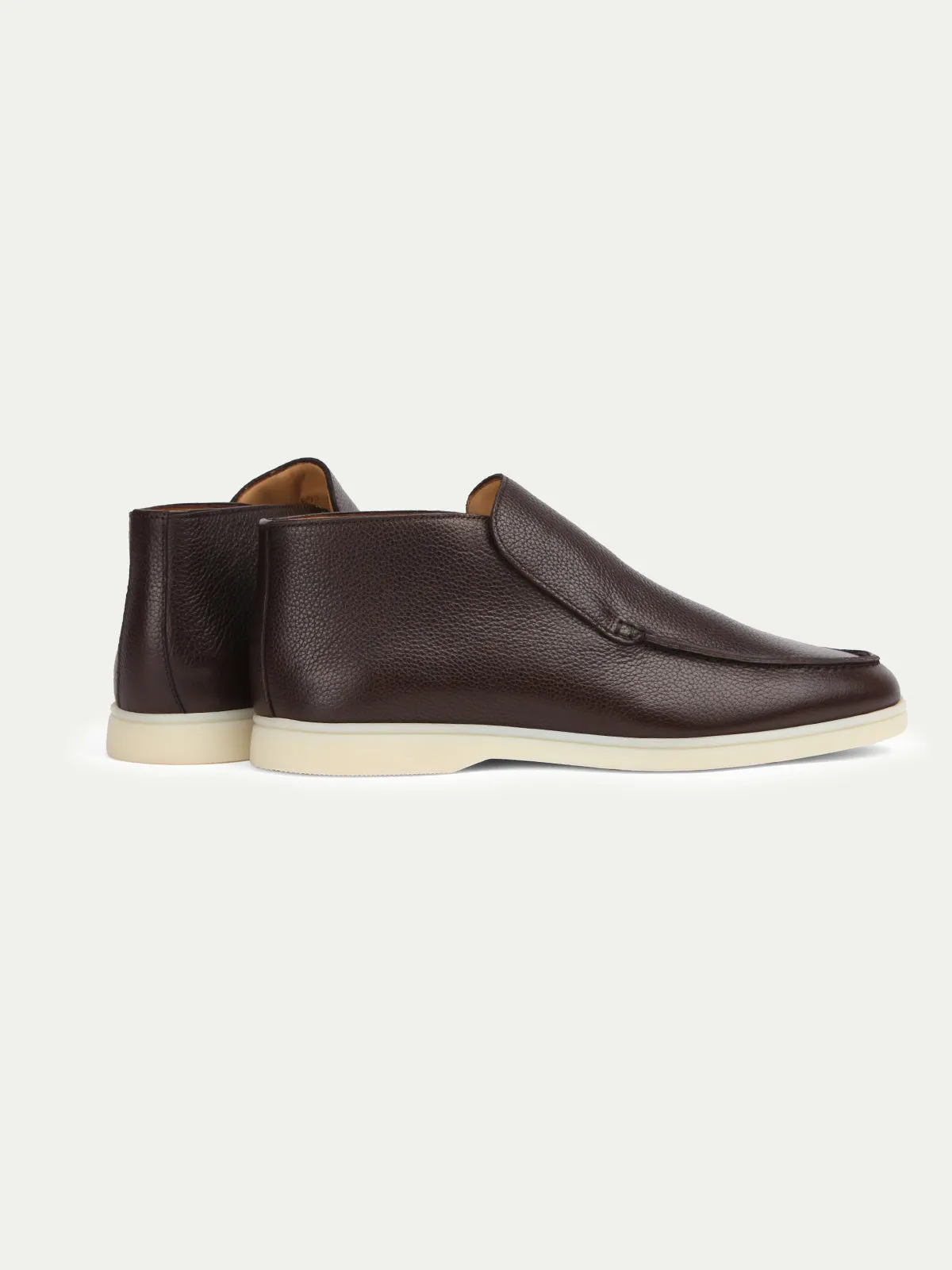 Dark Brown Grain City Loafer