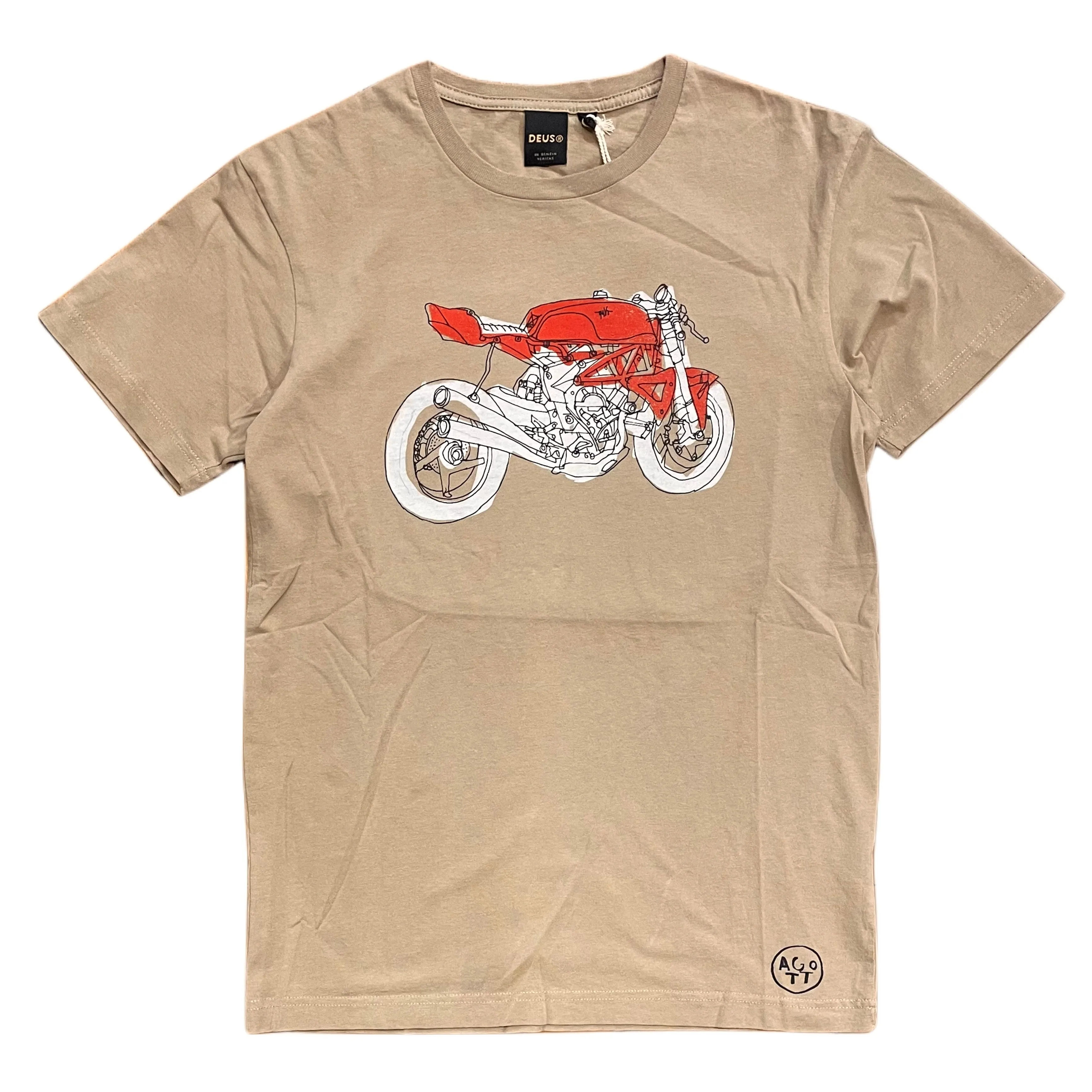 DEUS EX MACHINA Mv Tee Tan T-Shirt