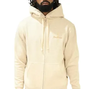 Doctrine Denim Core Dagger Facial Hoodie (Heather Oatmeal) DB0044