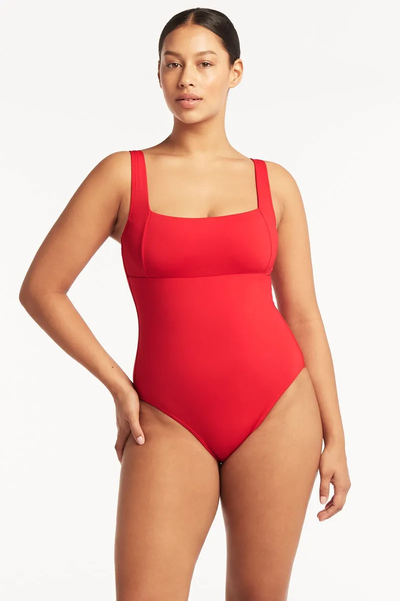 Eco Essentials Square Neck One Piece