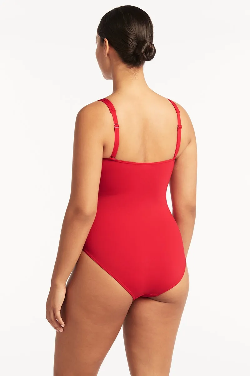 Eco Essentials Square Neck One Piece