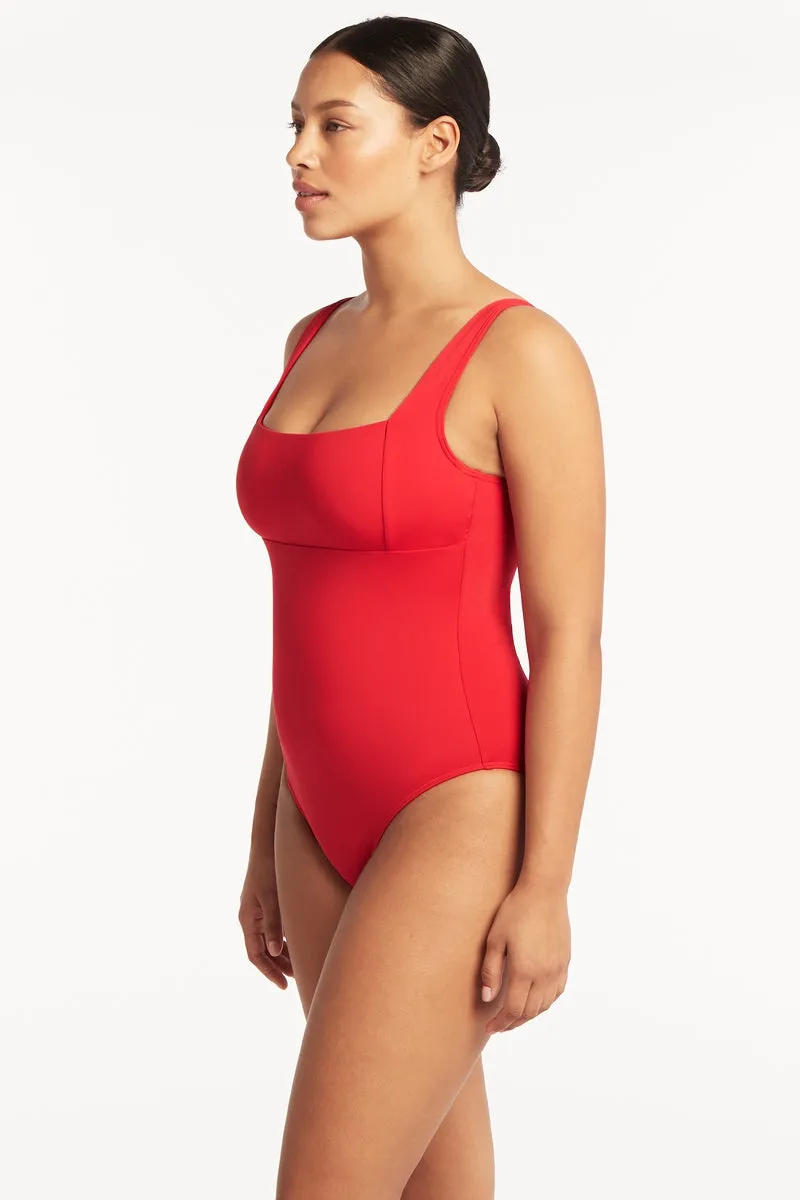 Eco Essentials Square Neck One Piece