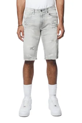 Essential Jean Shorts - Cloud Grey