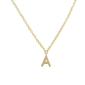 Gold Initial Necklace