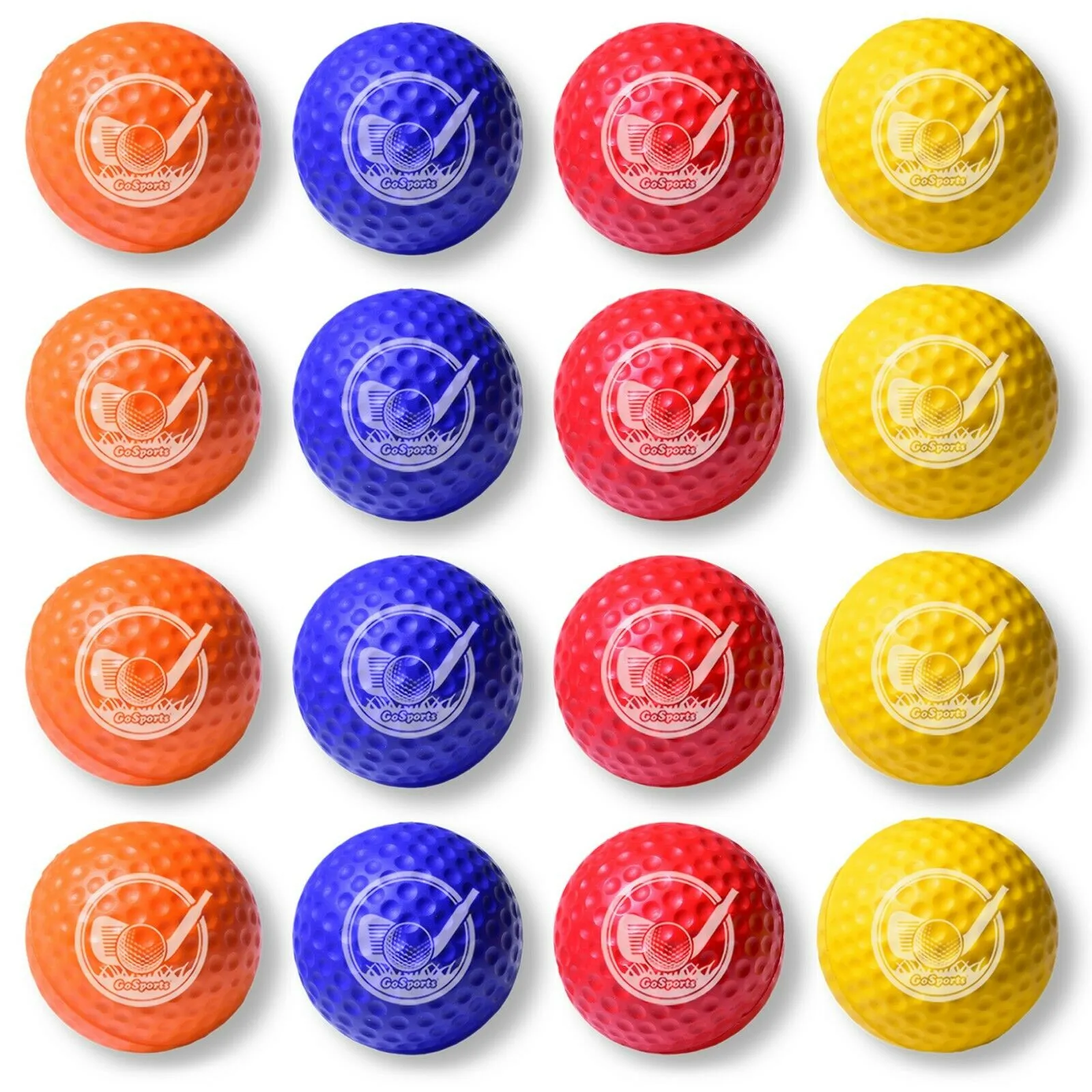 Golf Foam Practice Balls - 16 Pack | Indoor Outdoor Use