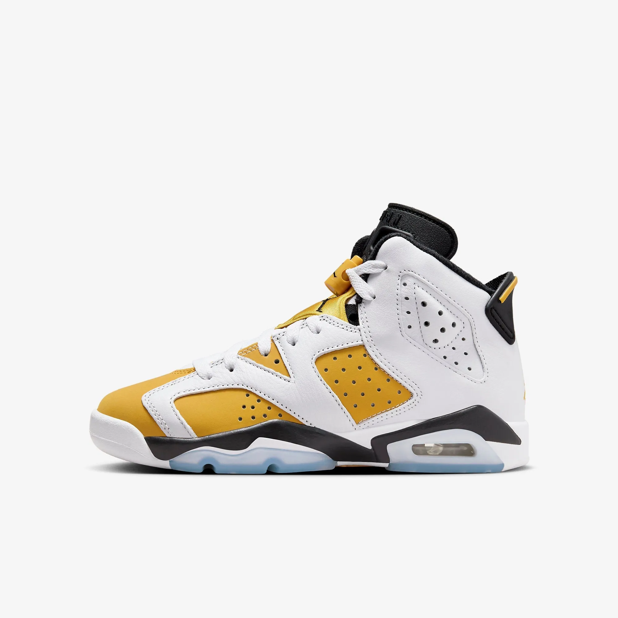 (GS) Air Jordan 6 Retro 'White / Yellow Ochre' (2024) 384665-170