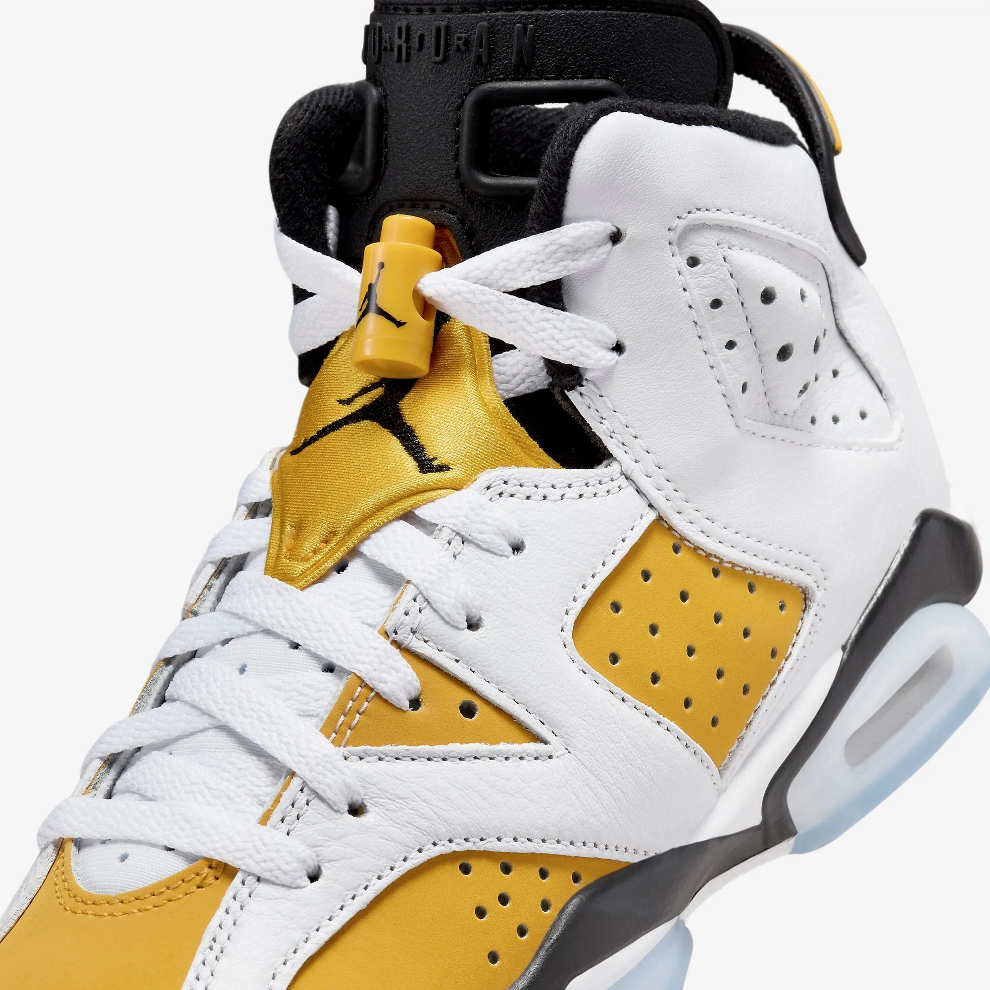 (GS) Air Jordan 6 Retro 'White / Yellow Ochre' (2024) 384665-170