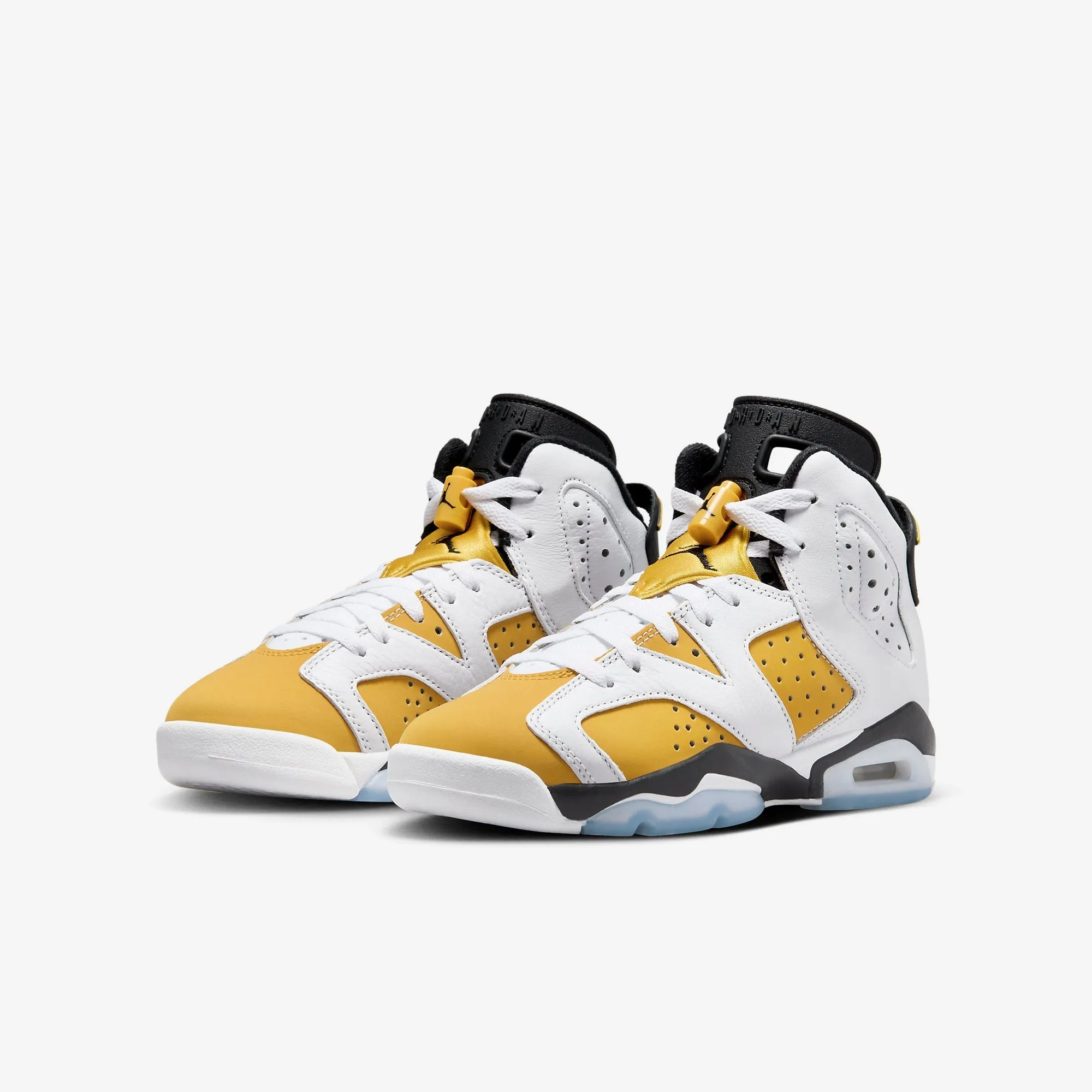 (GS) Air Jordan 6 Retro 'White / Yellow Ochre' (2024) 384665-170