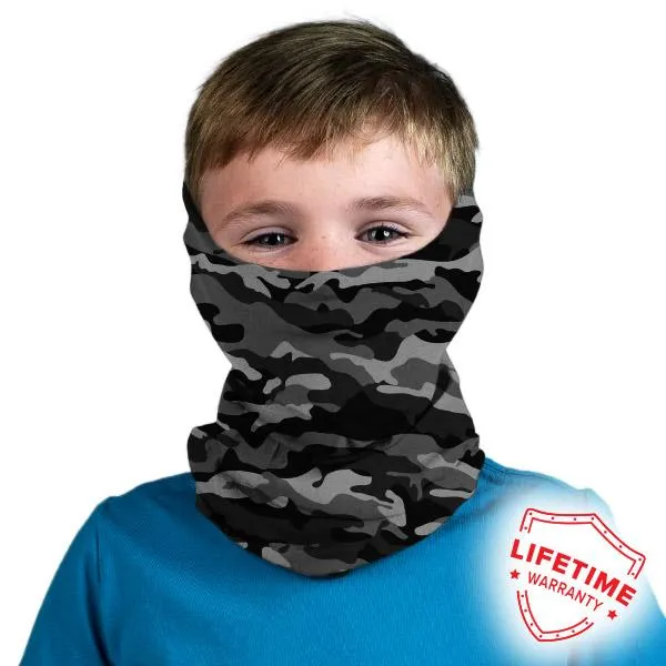 Kids Shields  | Grey Military Camo