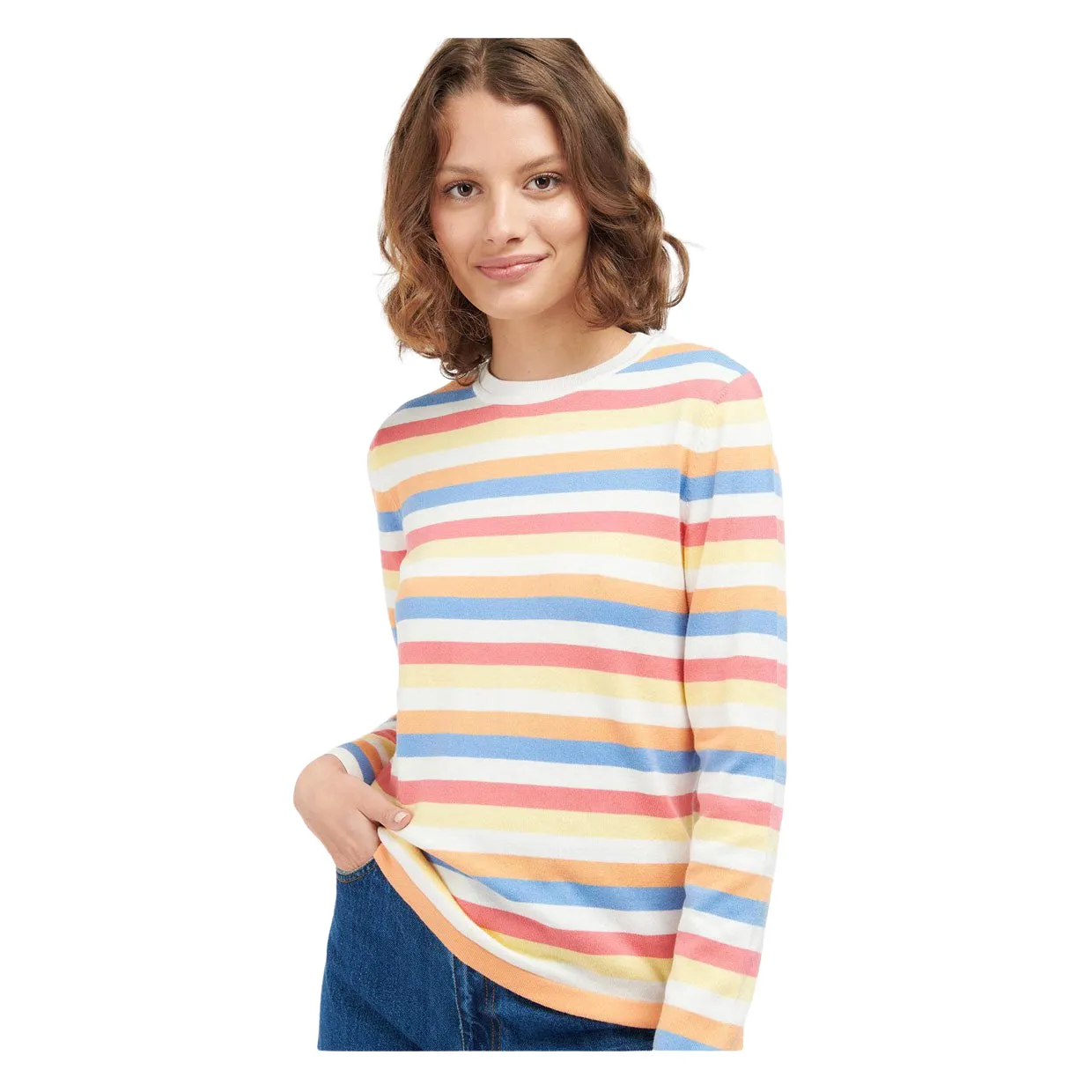 Maglione Donna Barbour Padstow Multicolor