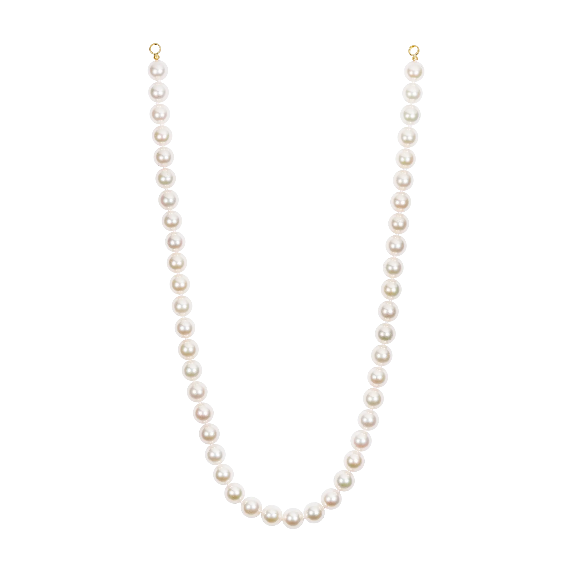 Medium White Akoya Pearl Strand - Made to Order