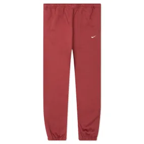 NikeLab Women's Fleece Trousers - Cedar/White