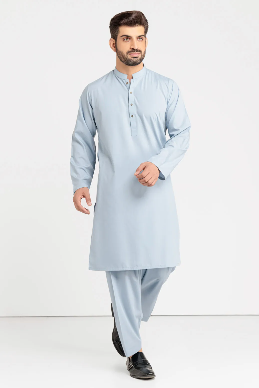 P-BLUE-BLENDED-KURTA SHALWAR (KSRS23-028)