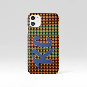 Personalized Initials Kente Phone Case