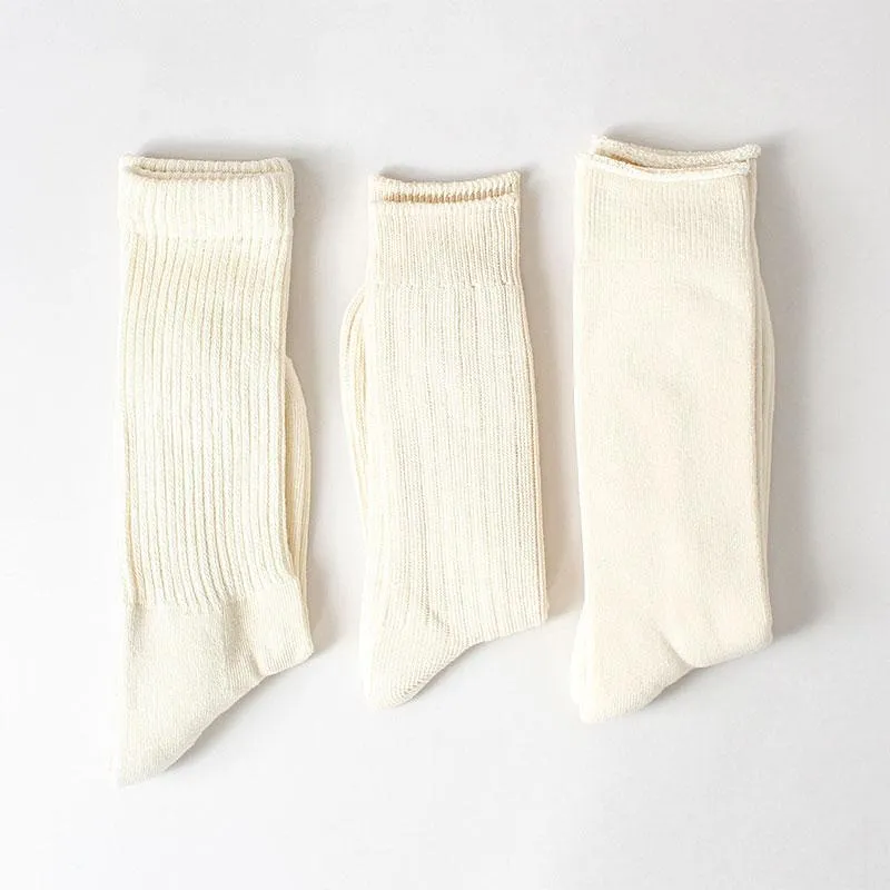 Rototo Organic Daily 3-Pack Crew Socks