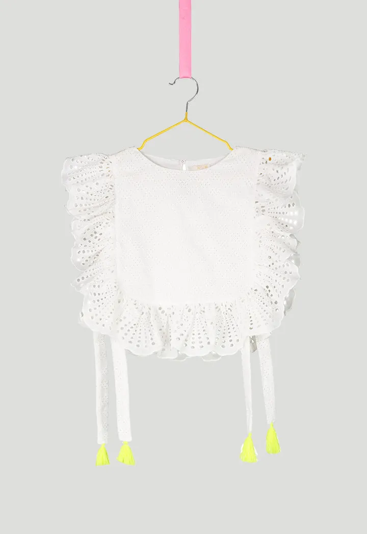 Schiffli Frill Edge Top