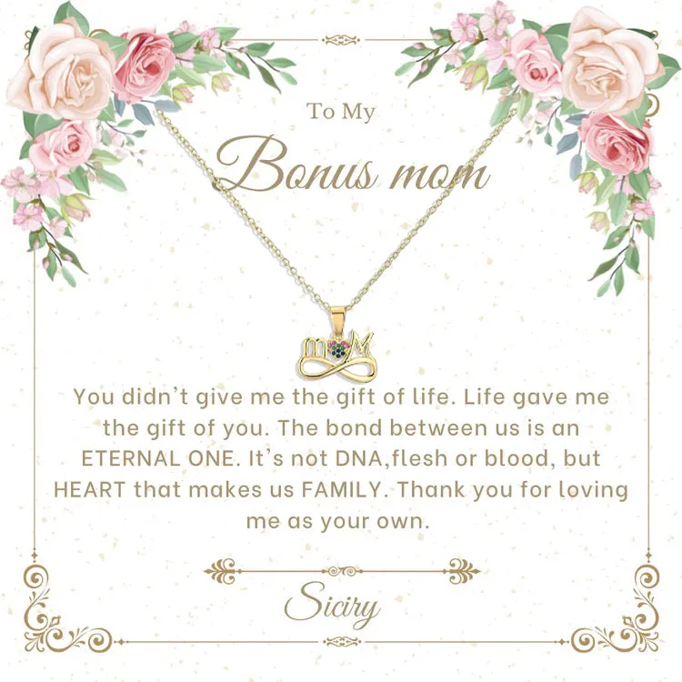 Siciry To Bonus Mom-Forever Ring Mama-16 Rose Box (White)