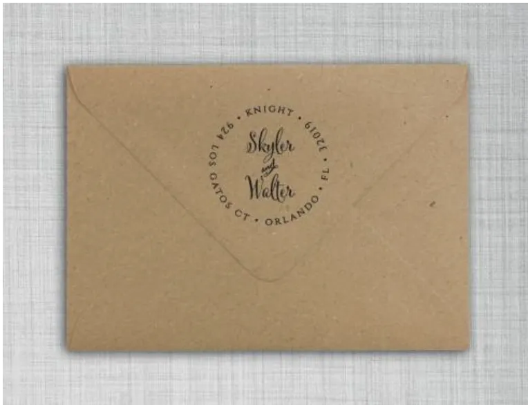 Skyler Return Address Stamp