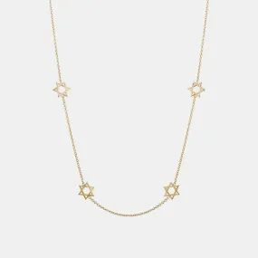 Star of David by the Yard Necklace