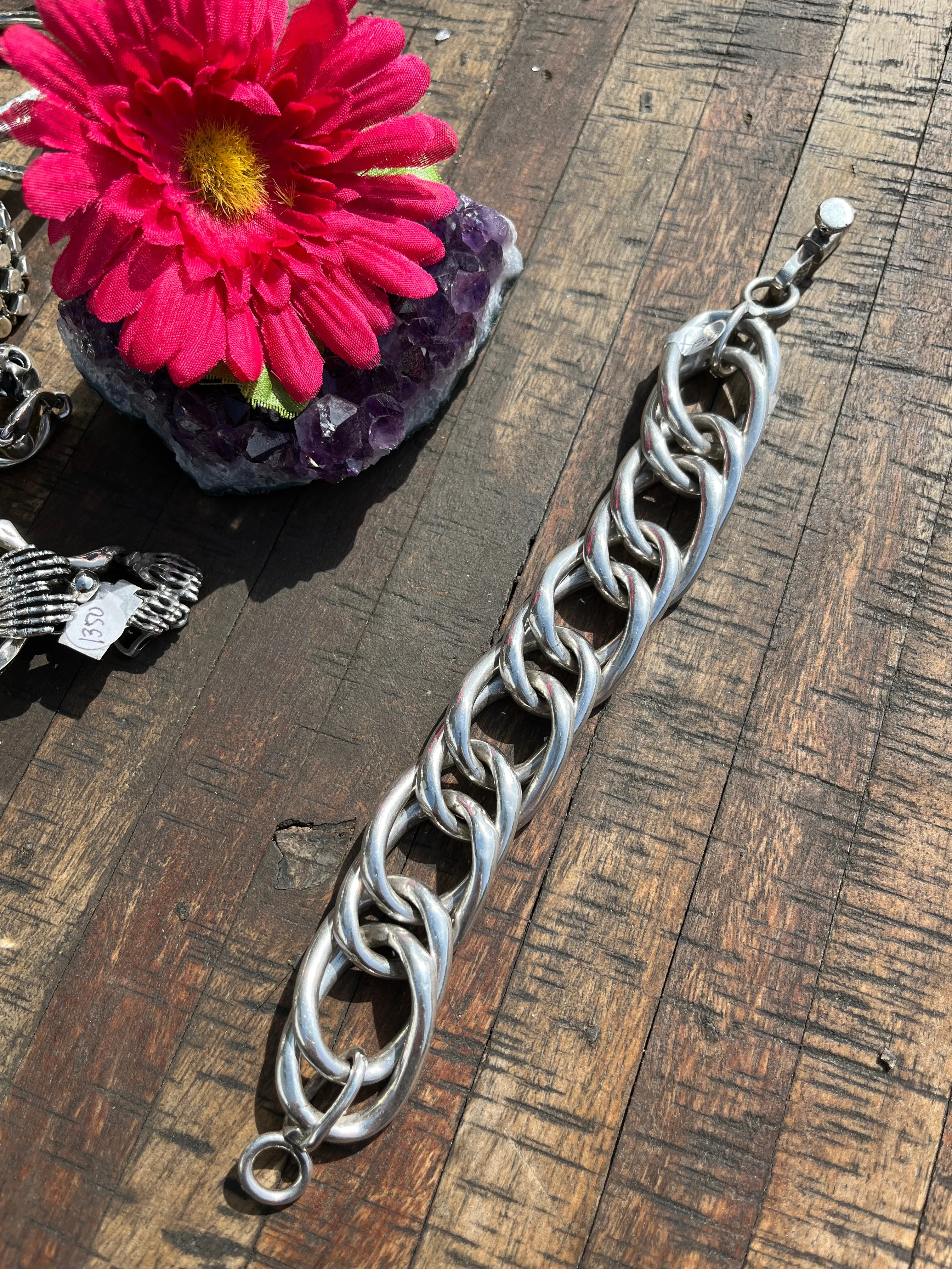 Sterling Double Link Bracelet