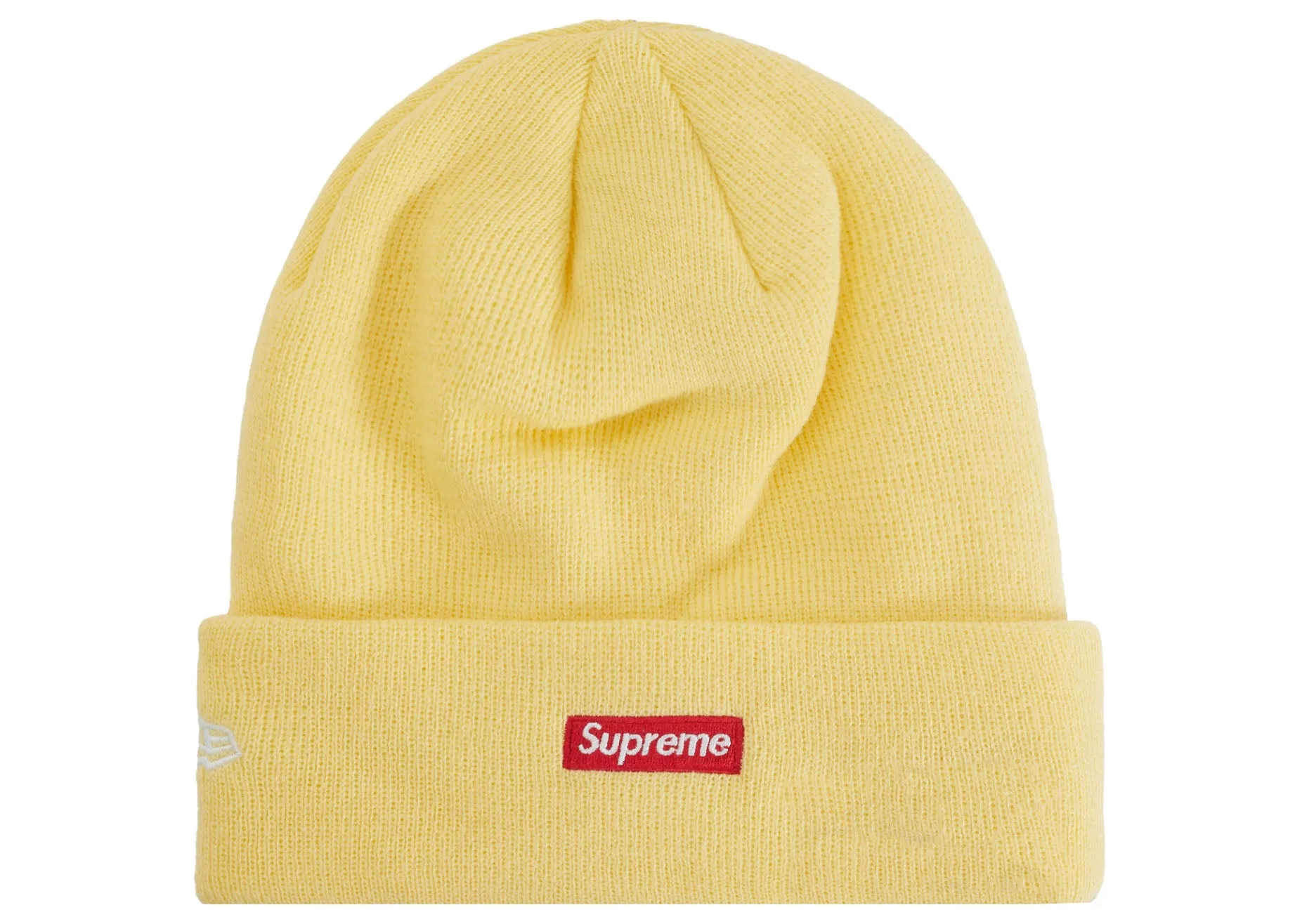 Supreme New Era Varsity Beanie Light Yellow