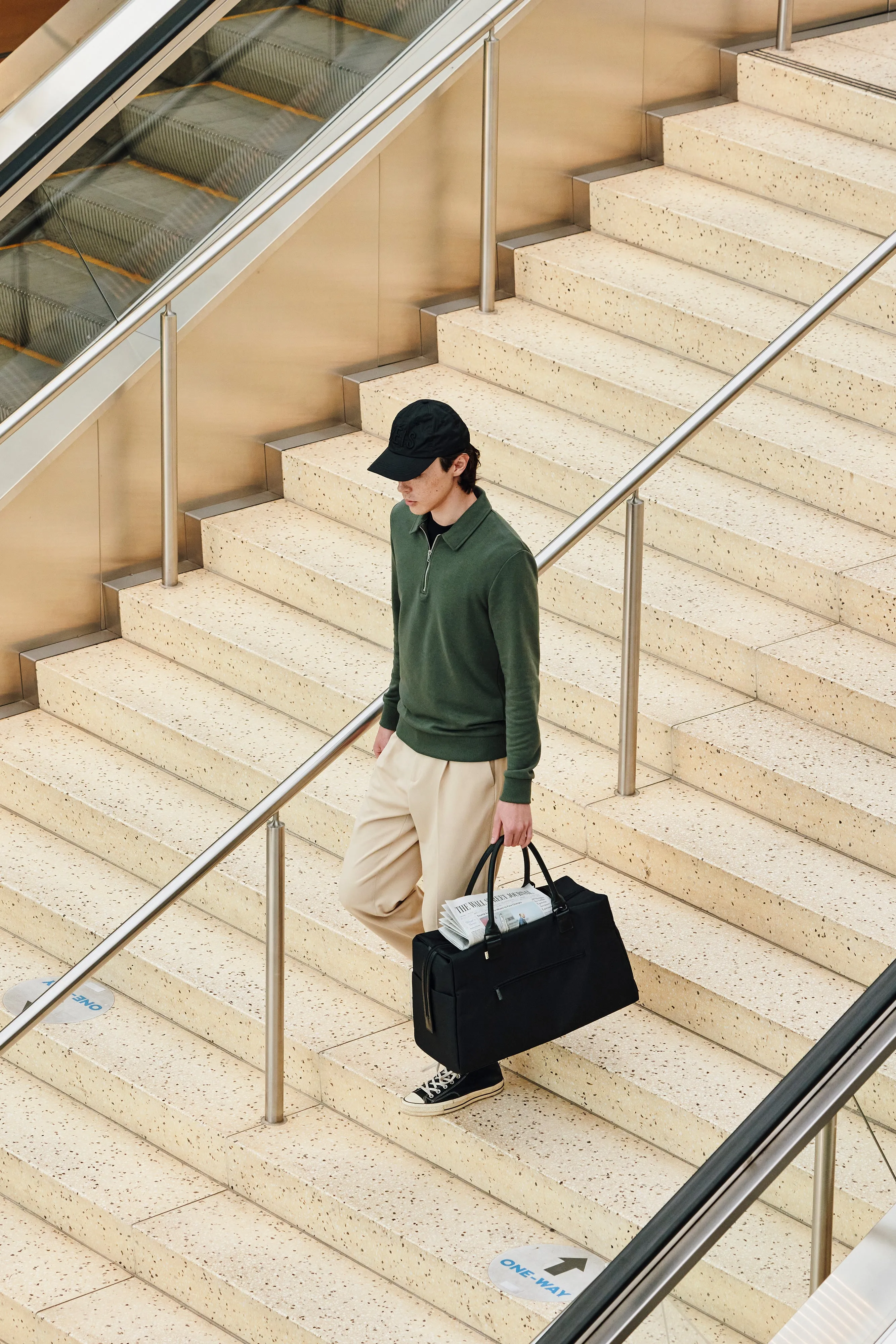 The Commuter Duffle in Black