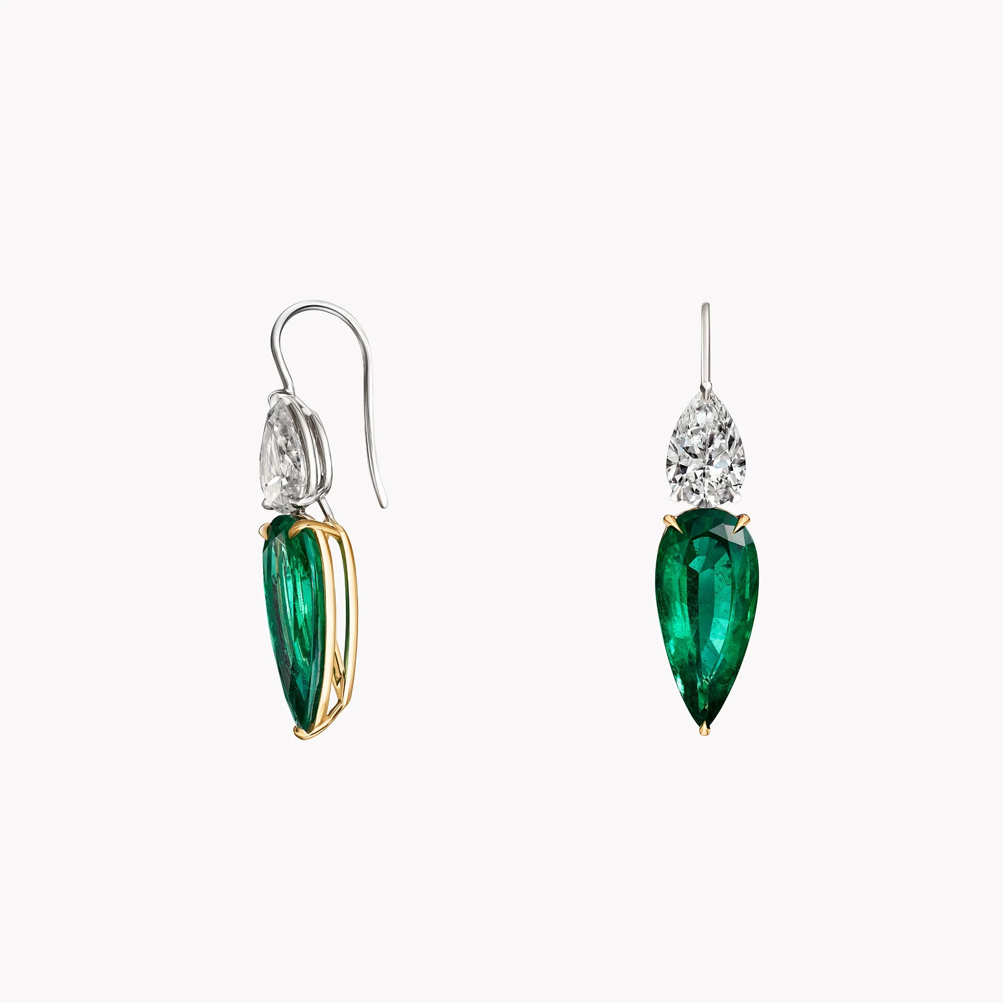 The Maeve Emerald & Diamond Earrings