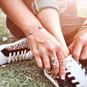 Tidal Wave (White Buffalo) Ring