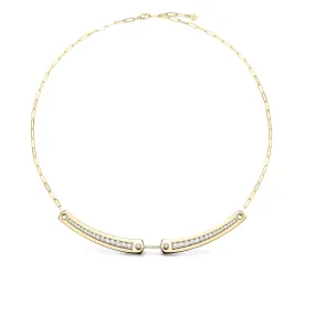 Tuxedo Mood Bar Necklace