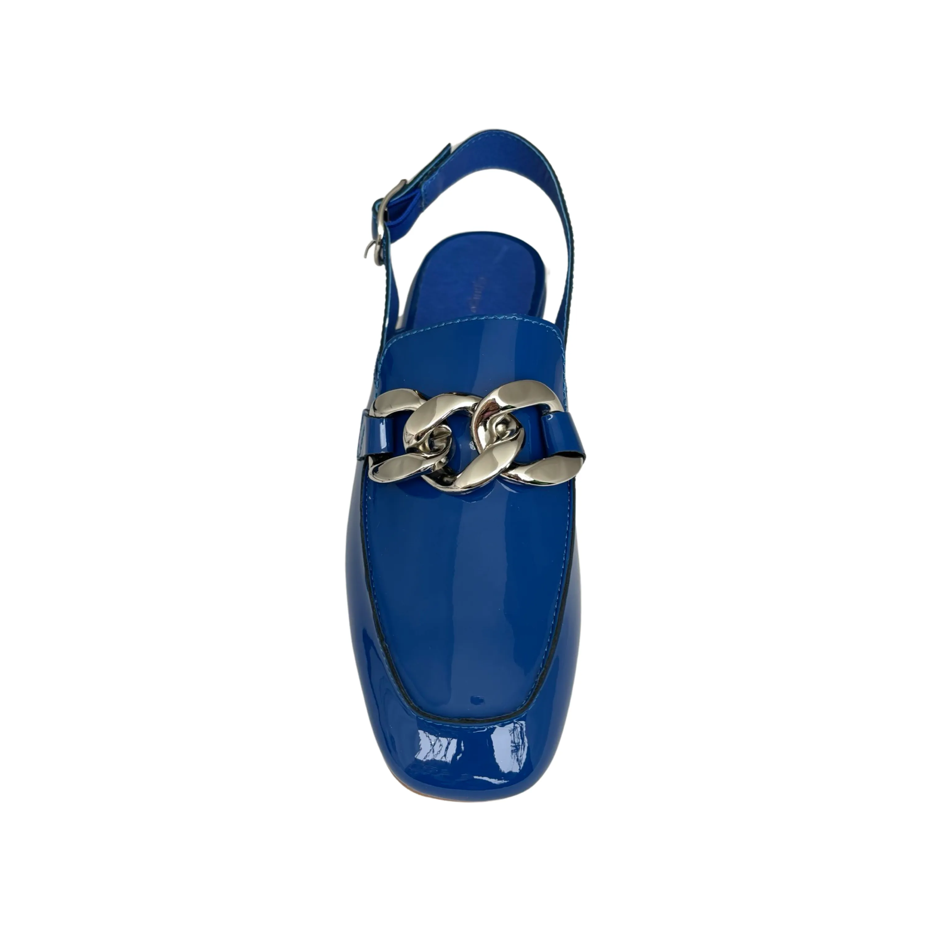 Vabor Cobalt Patent Sling Back