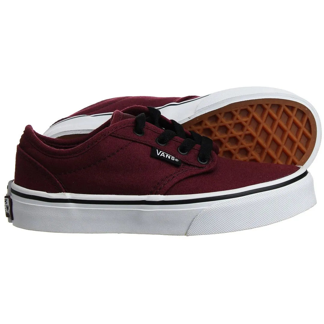 Vans Atwood Kids Burgundy Plimsolls