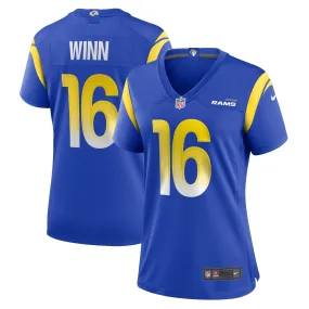 Women's Nike Dresser Winn Royal Los Angeles Rams Home Game Jersey