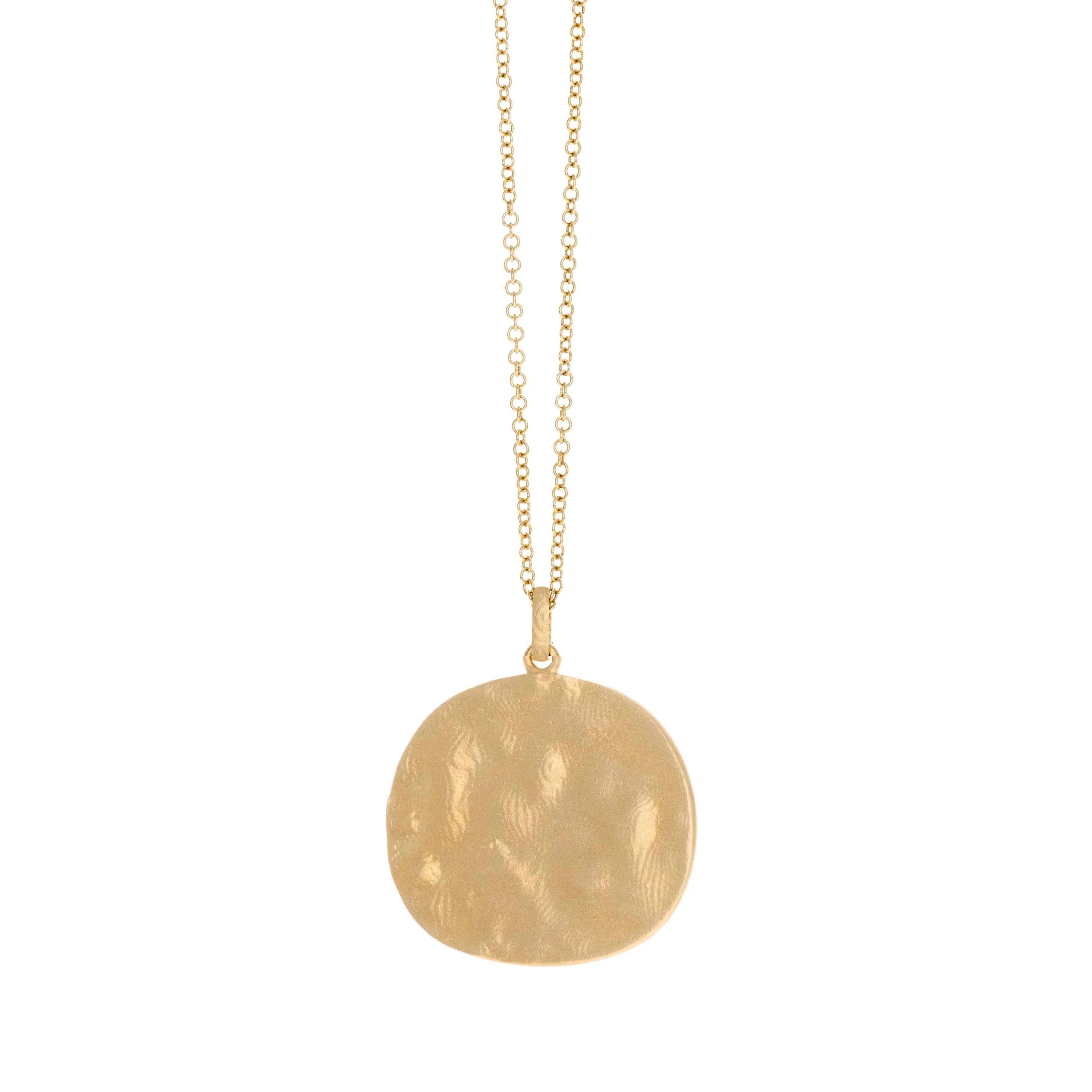 Zodiac Diamond Pendant Necklace in 14K Yellow Gold